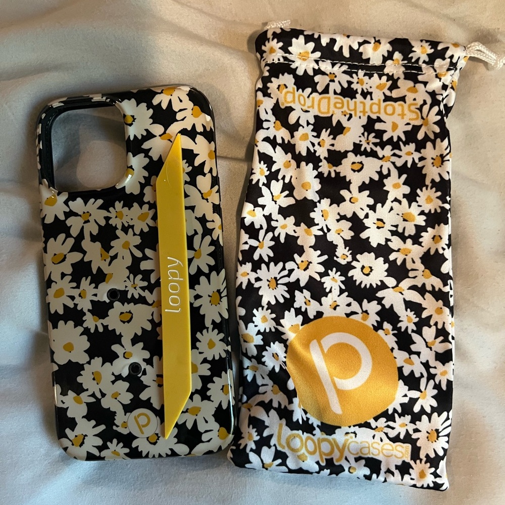 Loopy Case Daisy Pattern Phone Case